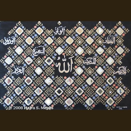 This Mughal-inspired, mixed media piece is one of the works to be displayed during Michelles visit.