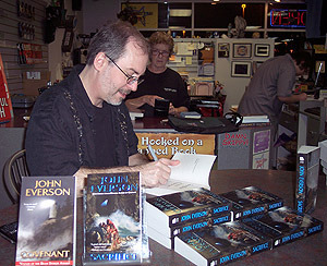 John Everson Signing at Mysterious Galaxy Books in San Diego.