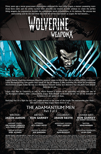 WOLVERINE: WEAPON X #3 page 1