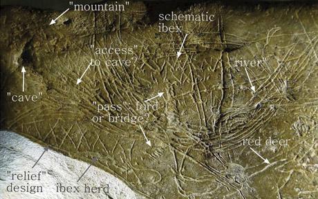 Archaeologists have discovered what they believe is man's earliest map, dating from almost 14,000 years ago. 