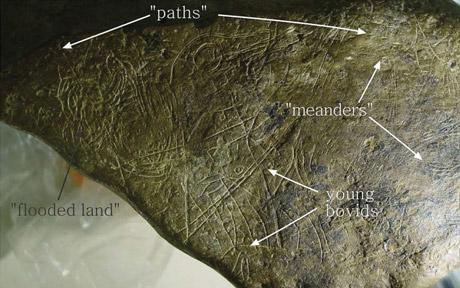 Archaeologists have discovered what they believe is man's earliest map, dating from almost 14,000 years ago. 