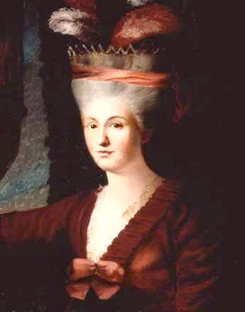 Portrait of Mozart's sister. It was painted twenty years ago, by an anonymous artist, on the basis of a portrait that Nannerl had posed for around 1785.