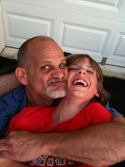 Bill and William playing around tonight