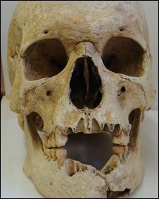 Goth warrior skull