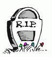 cartoon gravestone