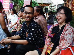 with Aan Mansyur at the opening of UWRF photo by Ng-Yi-Sheng