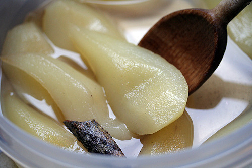 poached pears