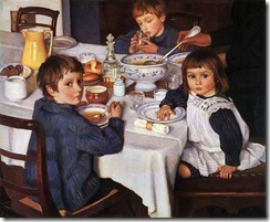 Lunchtime--1914--Zinaida Serebriakova