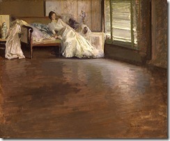 Edmund Charles Tarbell-- Across the Room 1889
