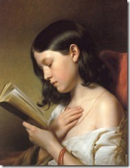 Girl Reading---Franz Eybl