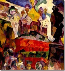 Tverskoi Boulevard 1917-Aristarkh Lentulov-1882-194
