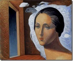 Interior with head of a woman-- 1926--Mario Tozzi