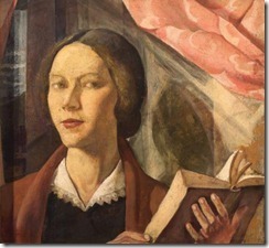 Self Portrait With Book 1923-5- Nella Marchesini-1901-1953