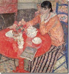 The Red Table--1916 Leon-de-Smet-1881-1966