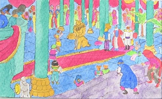 The ending scene with the sultan