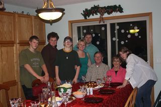 New years dinner gang