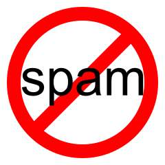 no spam!