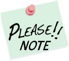 Please note