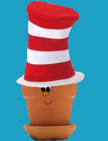 little pot in dr suess hat