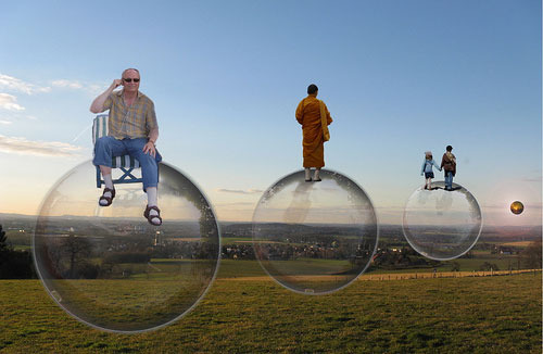 Bubble Mode -- travel via soap bubble