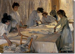 Le Stiratrici--Carlo Cressini-1864-1938