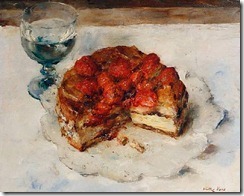 Gateaux and a Glass of Water--Walter Vaes--1882--1958