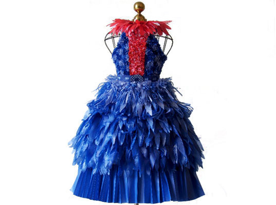 paper dress