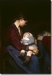 Mother and Child-- by Elizabeth Bourse 1860-1938