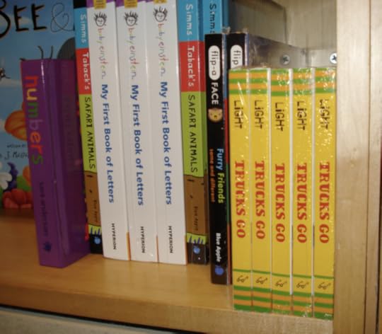 Books on the shelf