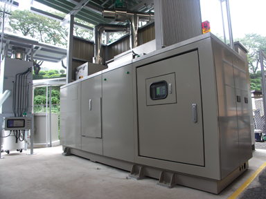 Tokyo hospital laundry room