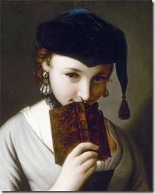 Girl with a Book-- Pietro Antonio Rotari--1707- 1762
