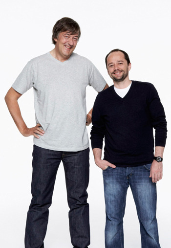 Stephen Fry and Andrew Sampson