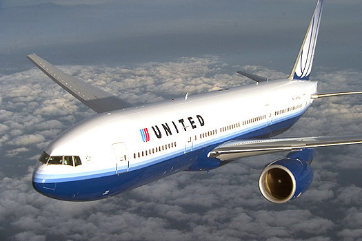 United Airlines plane