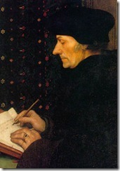 Hans the Younger Holbein--Eramus Desiderius of Rotterdam