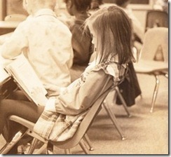 Elizabeth in first grade