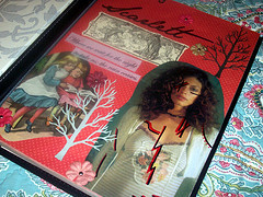 SISTERS RED scrapbook