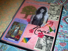 SISTERS RED scrapbook