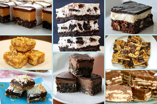 brownies and bars collage bars