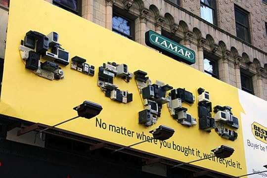 Best Buy e-cycle billboard