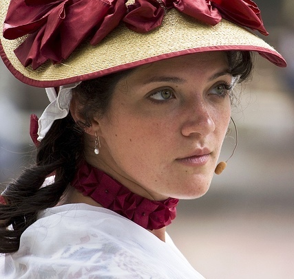 Young colonial woman