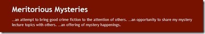 Meritorious Mysteries