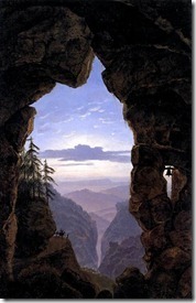 The Gate in the Rocks- 1818--Karl Friedrich Schinkel--1781-1841