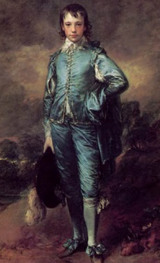 the art daily with Lydia: Thomas Gainsborough, The Blue Boy (c. 1770)