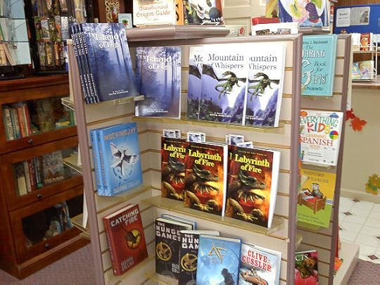 Book display at Books Never-Ending in Rossville