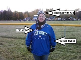 Football fan mom