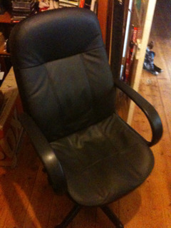 chair The physical brutality of being a writer