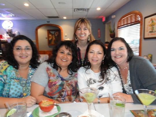 Jane with reader Lanette and her crew at lunch in Georgetown