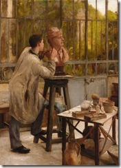 L'Atelier du Sculpteur--1887--Eduoard Joseph Dantan