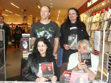 group of four1 Dymocks Halloween Signing, with pics