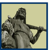 Wilhelm Tell and his son -- statue
